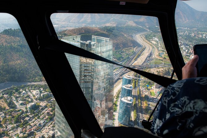 Private Helicopter Tour above Santiago with hotel transport - San Cristóbal Hill and the Virgin Mary