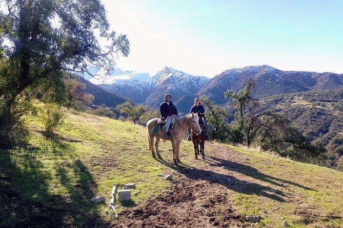 Private Horse Riding with Cheese and Wine in the Andes - Three hours on Chilean mountain trails