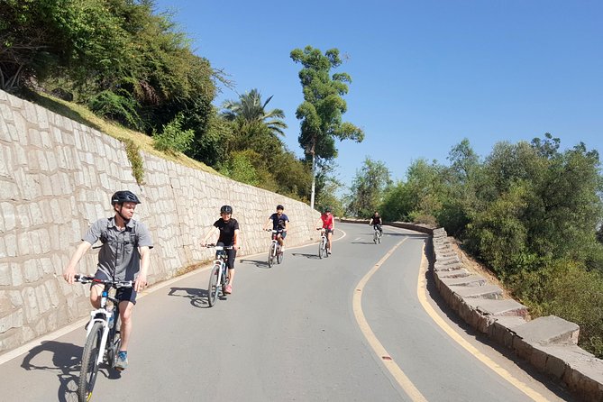 Private San Cristobal Hill & Metropolitan Park Santiago Bike Tour - Reaching San Cristóbal Hill and its sanctuary