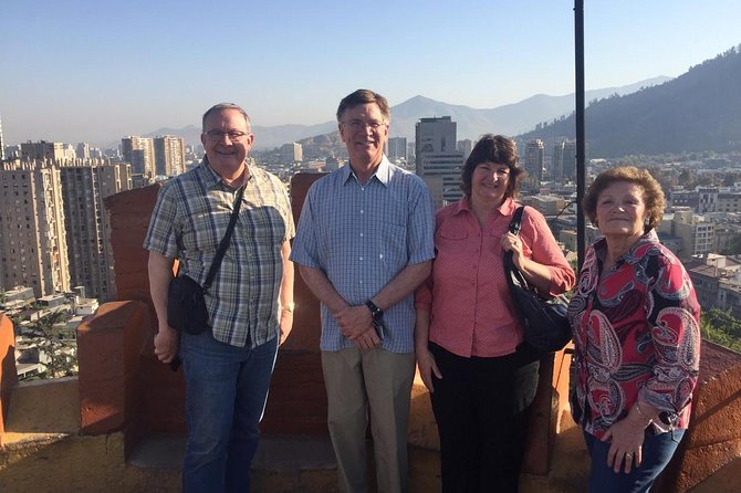 PRIVATE TOUR: Pre or Post Cruise San Antonio Port with Santiago Tour and Winery - Santa Lucia and San Cristóbal: two different city views