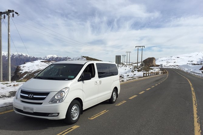 Private Transportation from Santiago or Santiago Airport AMB to Valle Nevado - Private vans, luggage, and group sizes