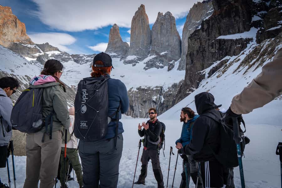Puerto Natales: Base of the Towers Trekking Experience - At the Base of the Towers viewpoint