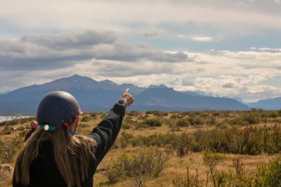 Puerto Natales: Traditional Horseback Riding Experience - Getting ready beside the gentle horses