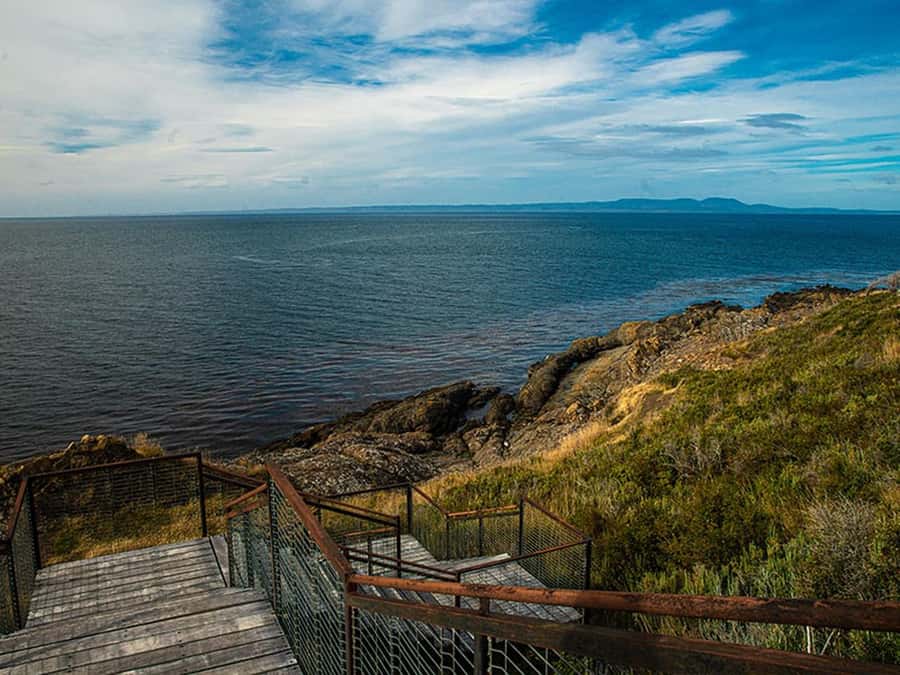 Punta Arenas: Fort Bulnes Historical Tour - The ride from Punta Arenas to the strait
