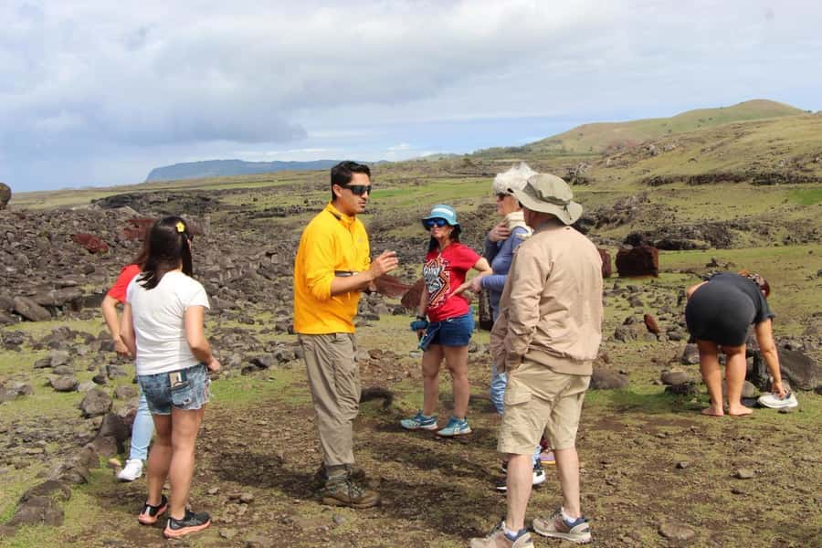 Rapa Nui: 3 Excursions with Hotel Transfers - Puna Pau, Ahu Akivi, and Tahai in the afternoon