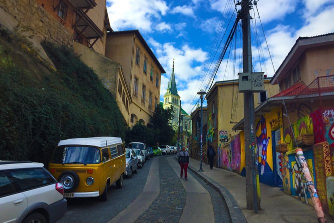 San Antonio after Cruise tour to Valparaiso and Casablanca Drop off in Santiago - Lunch near Plaza Sotomayor