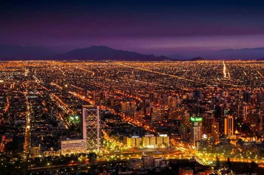 San Cristobal Hill Night Tour with Dinner Show - Santiago’s Civic Center from an air-conditioned minivan
