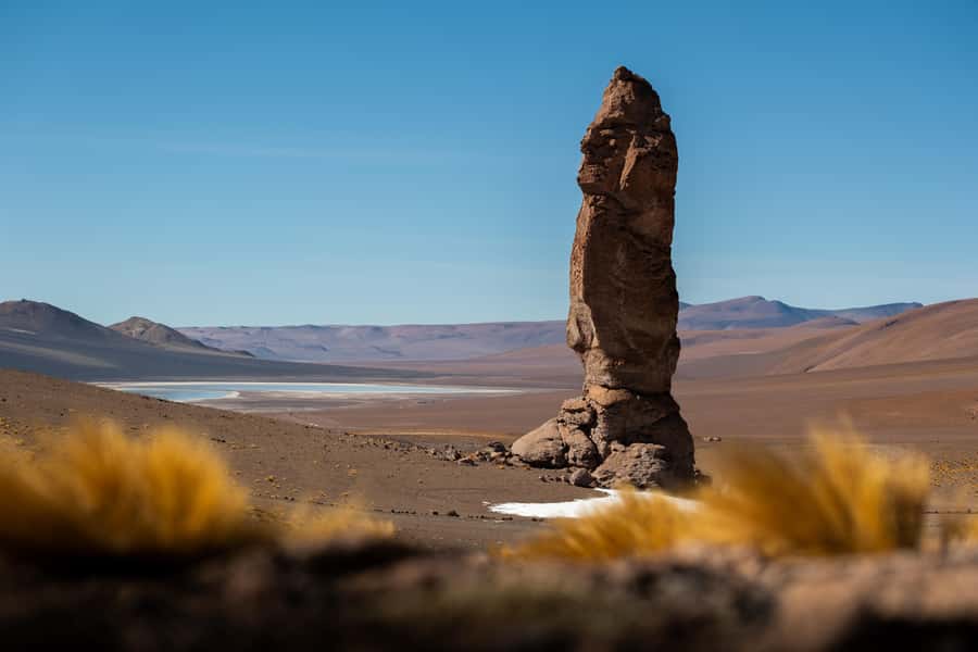 San Pedro de Atacama: Atacama Desert and Salt Flats Day Trip - Starting from San Pedro and climbing toward Lickancabur