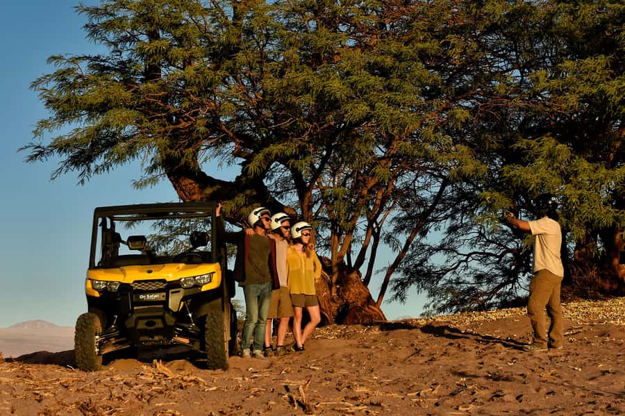 San Pedro de Atacama: Guided Buggy Tour Through the Desert - Starting in San Pedro and getting ready to ride