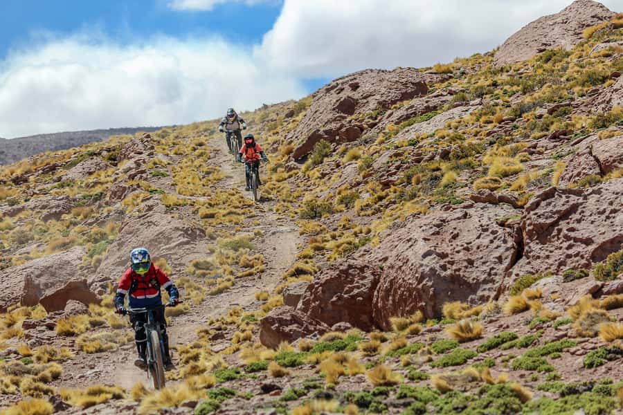 San Pedro de Atacama: Volcano Downhill Bike Tour - The 15-mile downhill route