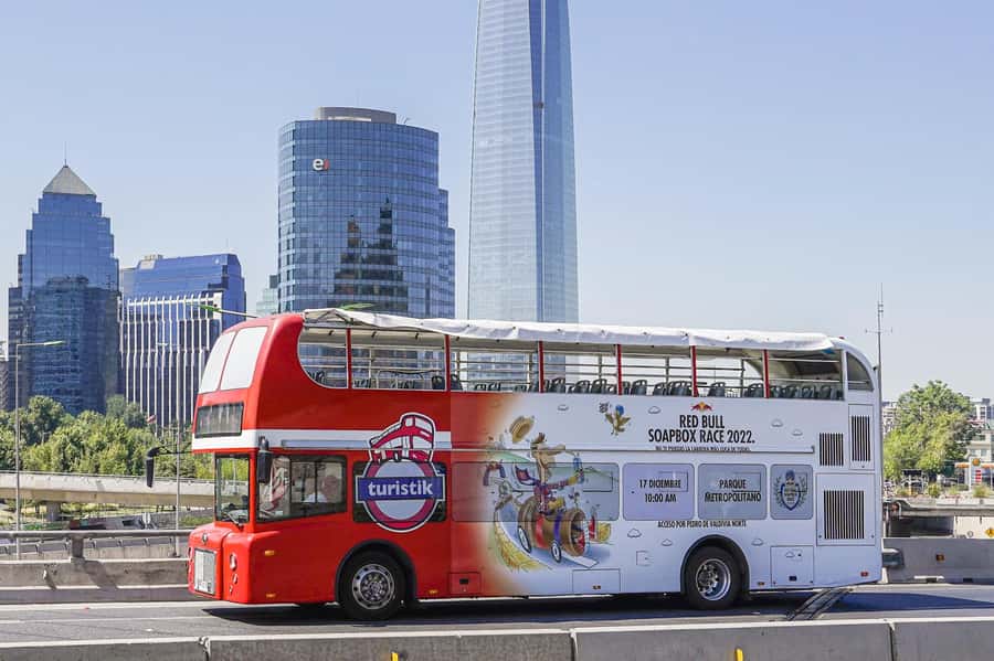 Santiago: 1-Day Hop-On Hop-Off Bus and Cable Car Ticket - Starting at Parque Arauco, where the route makes its first impression