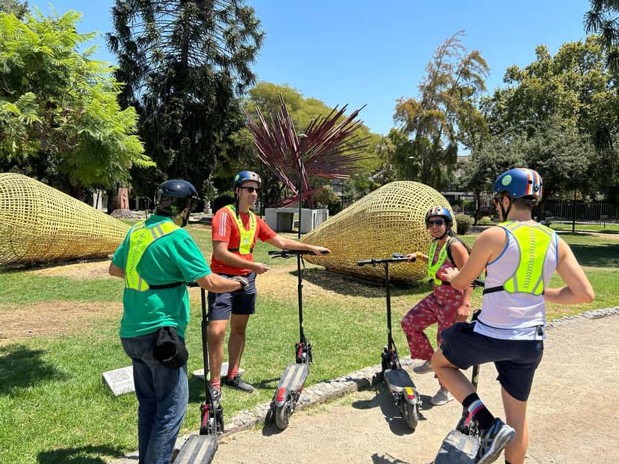 Santiago by Scooter: A Journey between Nature and Urbanism - Following the Mapocho River to the Sculpture Park