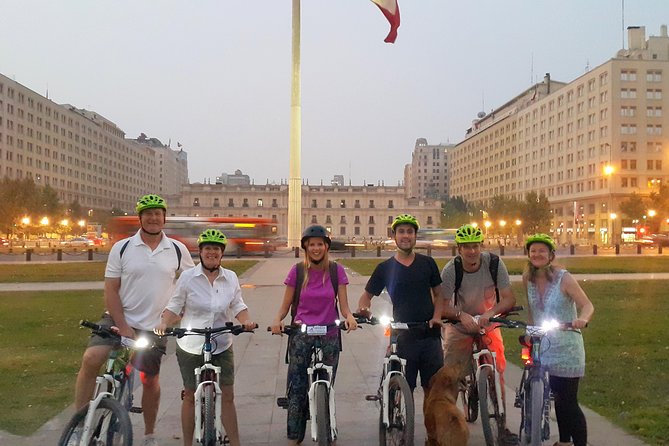 Santiago Evening Bike Tour - Plaza Baquedano and the first view of Santiago’s divisions