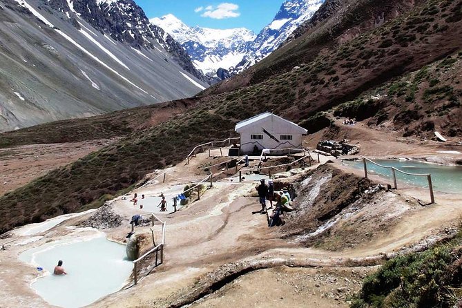 Santiago: Full day Trekking to El Morado glacier, include hot springs entrance. - Breaks, snacks, and the value of a private guide