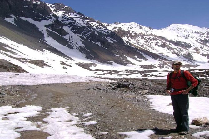 Santiago: Full day Trekking to El Morado glacier, include hot springs entrance. - Soaking at Baños Colina