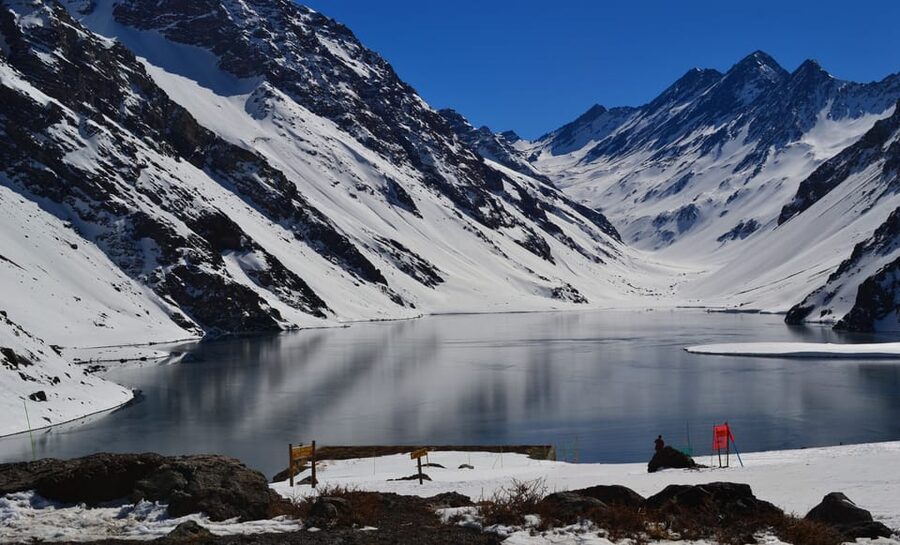 Santiago: Portillo, Inca Lagoon with Optional Aconcagua Park - Inca Lagoon, the visual centerpiece