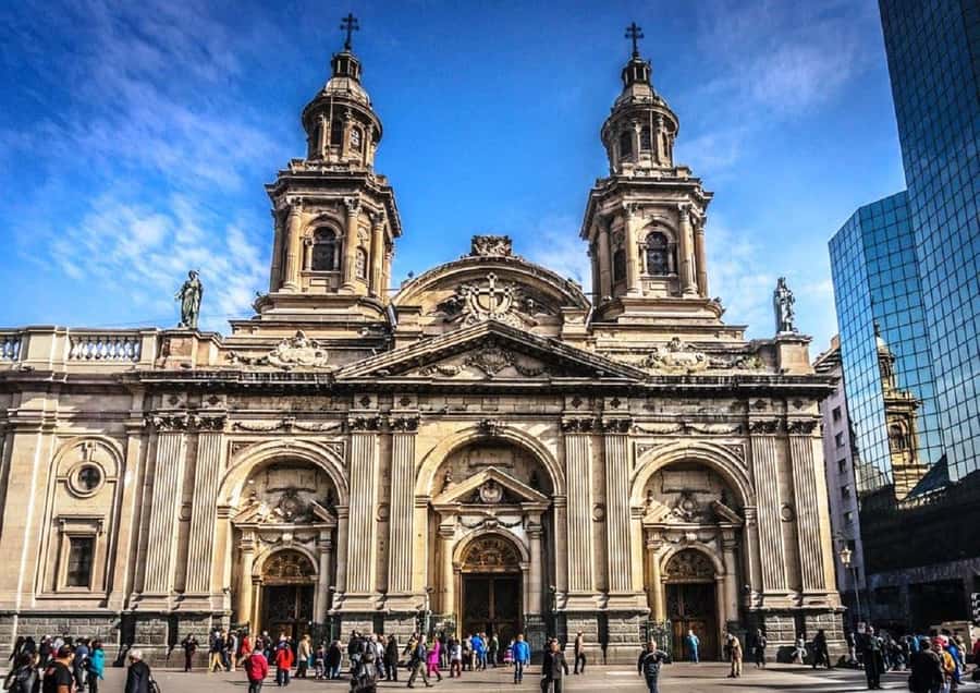Santiago: Private City Tour with Neruda Museum - Santiago’s civic center, from the outside