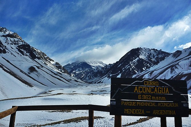 Santiago private tour: Portillo, Inca's bridge & Mirador del Aconcagua - Aconcagua Provincial Park and the short trek