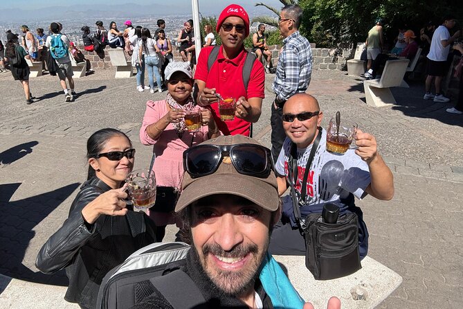 Santiago Skyline: Cable Car & San Cristobal Walking Tour - Riding the historic Pío Nono funicular