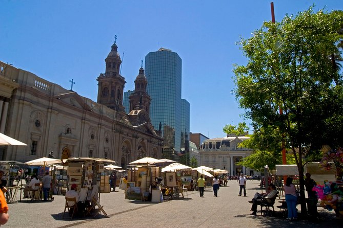 Santiago Stopover City Tour - Central Market and the drive into town