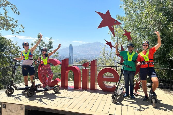 Santiago sunset adventure on an electric scooter tour - Lo Contador and the old estate connection