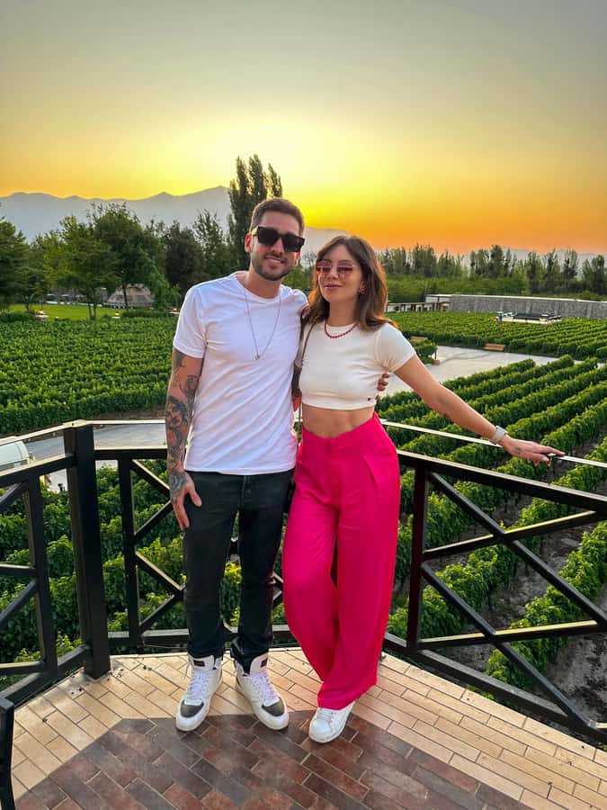 Santiago: Sunset at Vinicola Alyan Family - The 75-minute ride out of Santiago