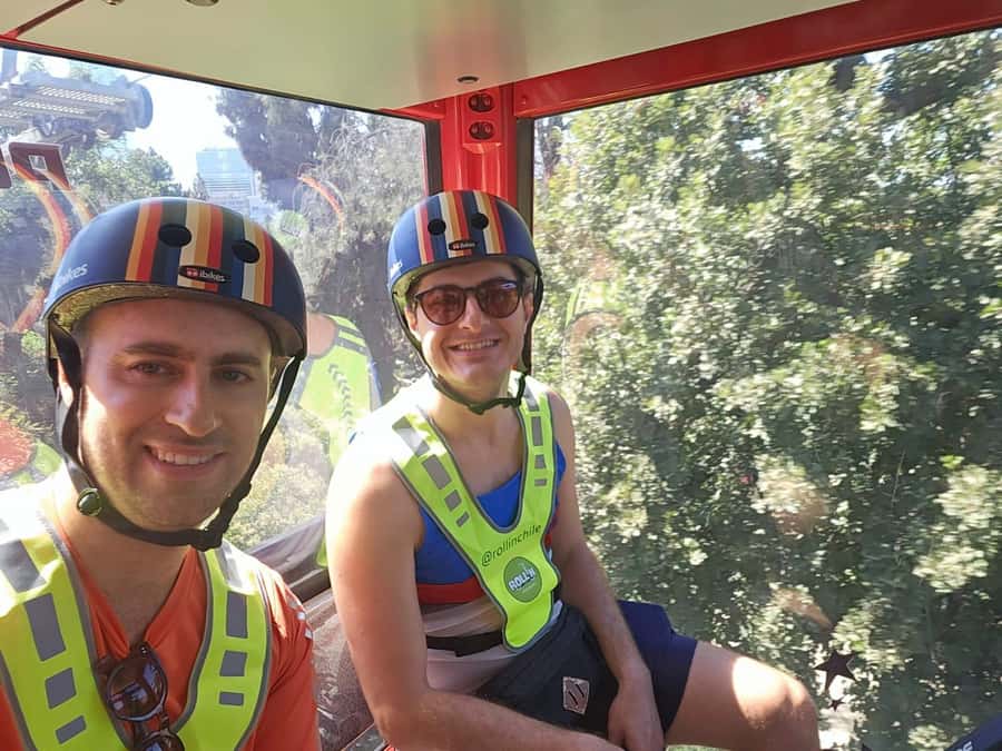 Santiago sunset tour on an electric scooter. City and nature - Spending 105 Minutes on Cerro San Cristóbal