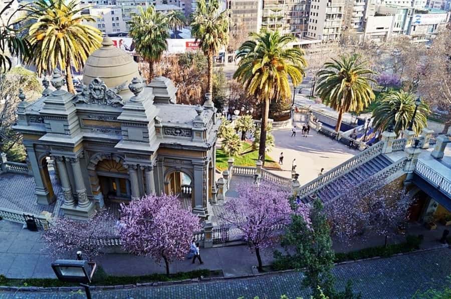 Santiago: The Essentials City Tour & Optional Concha y Toro - Santa Lucia Hill, or Huelén, above the city