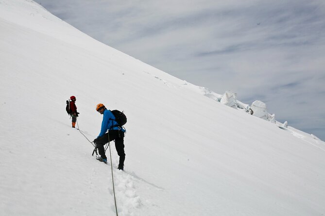 Sunrise Hike up to the Glacier of Osorno Volcano - The steep 3-kilometer climb to 2,100 meters