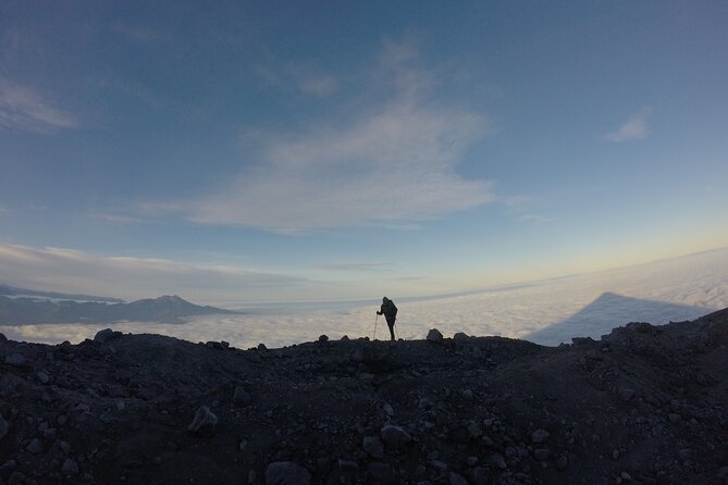 Sunrise Hike up to the Glacier of Osorno Volcano - Reaching the glacier and La Isla