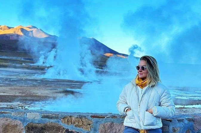Sunrise in the Geysers of the Tatio Andes trip - Putana River for flamingos and highland birds