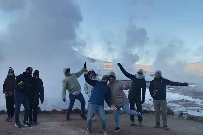 Sunrise in the Geysers of the Tatio Andes trip - The first two hours among steam and volcanic ground