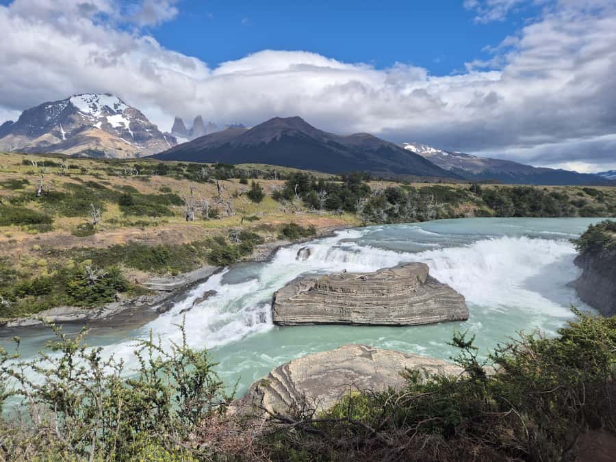 Torres del Paine: Full Day Excursion Torres del Paine + Milodon Cave. - Pehoe Lake and lunch at Camping Pehoe