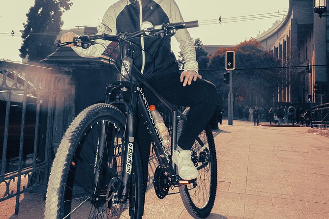 Tour of Santiago by Bicycle - Cerro San Cristóbal turns the ride into a workout