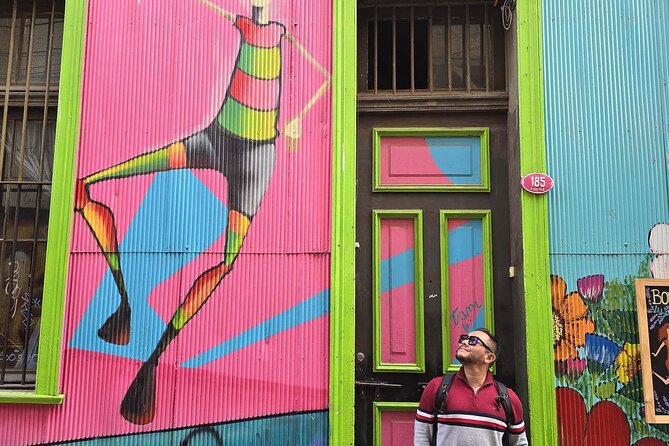Transfer to San Antonio port with Valparaiso & Casablanca tour - The funicular and piano stairs add character