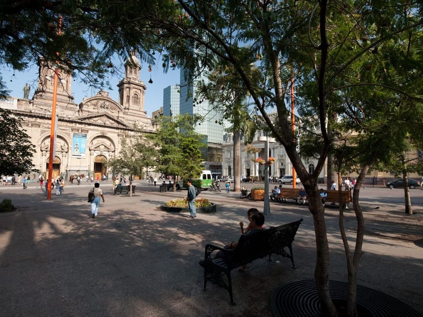 Walking City Tour with Funicular, Cable Car and Tasting - Walking Santiago’s historic center